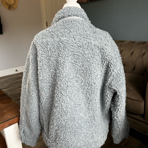 GOOD AMERICAN 90s SHERPA TRUCKER JACKET - Picture 2 of 5